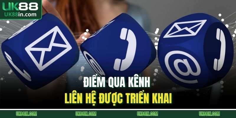 Điểm qua kênh liên hệ được triển khai